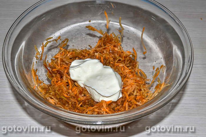 Фотографии рецепта Сладкий салат с морковью и яблоками, 04 Сладкий салат с морковью и яблоками, Шаг 04