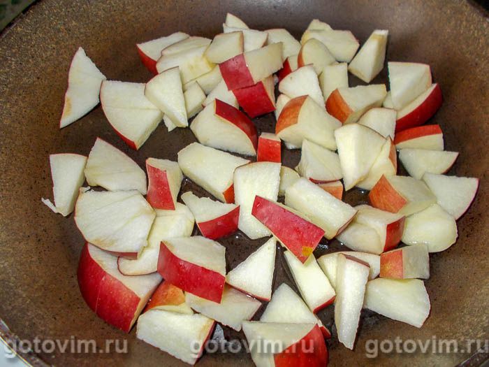Фотографии рецепта Сладкие кутабы с творогом и яблоками, 03 Сладкие кутабы с творогом и яблоками, Шаг 03