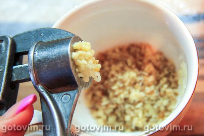 Фотографии рецепта Овощной салат с жареным сыром сулугуни, 06 Овощной салат с жареным сыром сулугуни, Шаг 06
