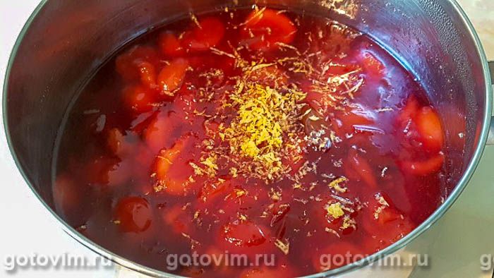 Фотографии рецепта Сливовый пирог с кокосовой крошкой, 04 Сливовый пирог с кокосовой крошкой, Шаг 04