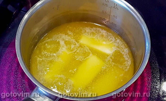 Фотографии рецепта Сливовый пирог с кокосовой крошкой, 05 Сливовый пирог с кокосовой крошкой, Шаг 05