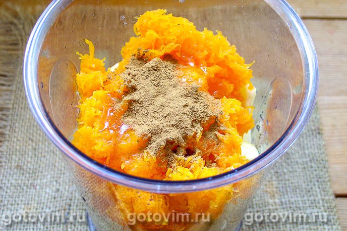 Фотографии рецепта Смузи из тыквы с бананом и яблоком, 05 Смузи из тыквы с бананом и яблоком, Шаг 05