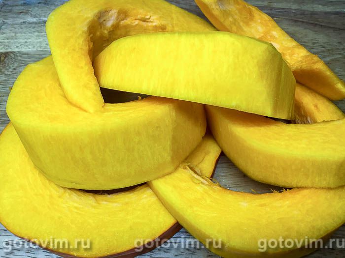 Фотографии рецепта Тыквенный сок с апельсином на зиму, 01 Тыквенный сок с апельсином на зиму, Шаг 01