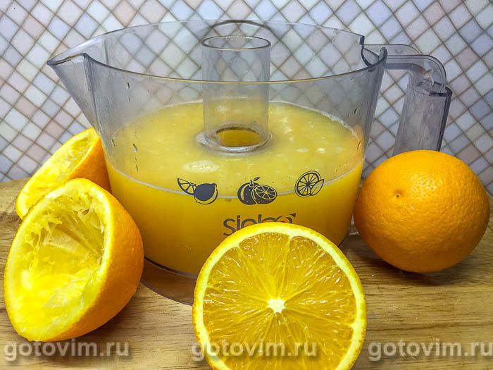Фотографии рецепта Тыквенный сок с апельсином на зиму, 03 Тыквенный сок с апельсином на зиму, Шаг 03