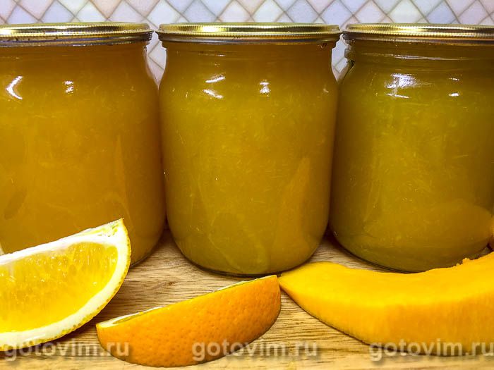 Фотографии рецепта Тыквенный сок с апельсином на зиму, 07 Тыквенный сок с апельсином на зиму, Шаг 07