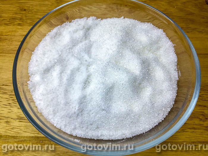 Фотографии рецепта Соленая форель с солью и сахаром, 02 Соленая форель с солью и сахаром, Шаг 02