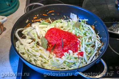 Фотографии рецепта Грибная солянка с капустой, 04 Грибная солянка с капустой, Шаг 04