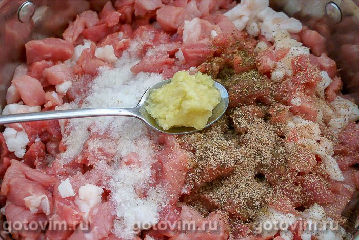 Фотографии рецепта Домашняя сыровяленая колбаса , 03 Домашняя сыровяленая колбаса , Шаг 03