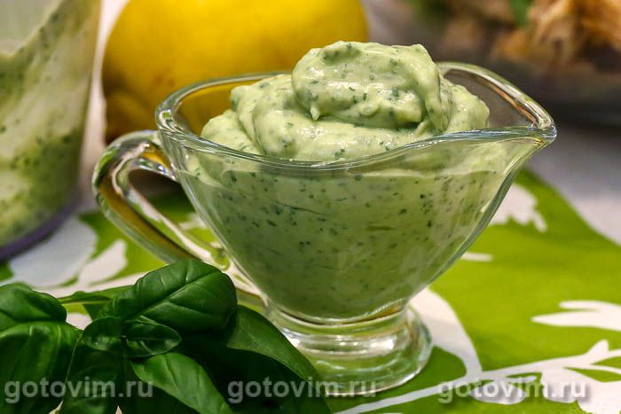      (Green goddess dressing).  