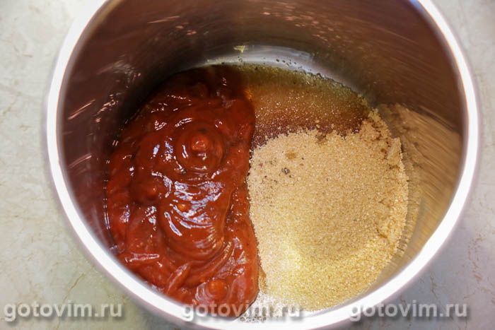 Фотографии рецепта Соус барбекю с виски, 01 Соус барбекю с виски, Шаг 01