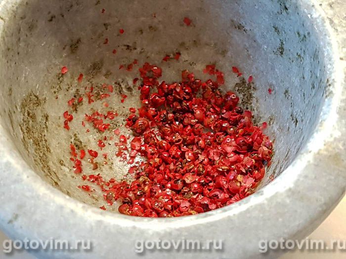Фотографии рецепта Соус из розового перца, 01 Соус из розового перца, Шаг 01