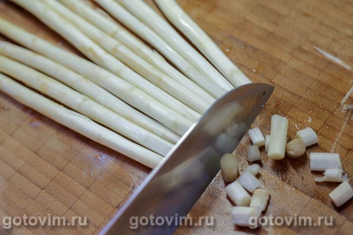 Фотографии рецепта Белая спаржа в сливочно-сырном соусе, 02 Белая спаржа в сливочно-сырном соусе, Шаг 02