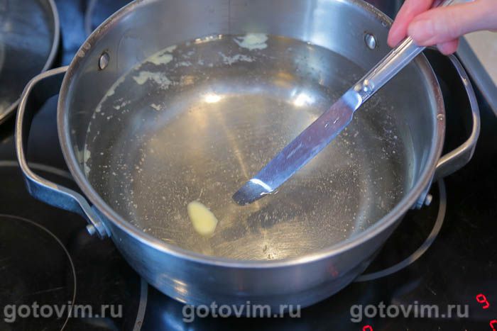 Фотографии рецепта Белая спаржа в сливочно-сырном соусе, 04 Белая спаржа в сливочно-сырном соусе, Шаг 04