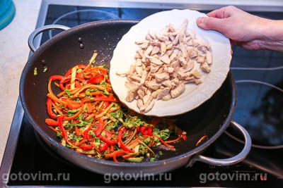 Фотографии рецепта Спринг роллы с курицей и овощами, 06 Спринг роллы с курицей и овощами, Шаг 06