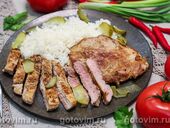 Отбивные из свинины, маринованные в рассоле