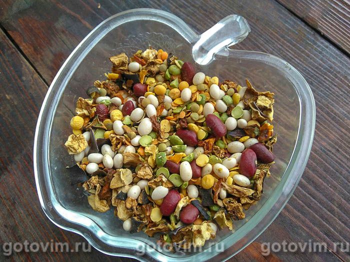 Фотографии рецепта Мясной суп с бобовыми, 05 Мясной суп с бобовыми, Шаг 05