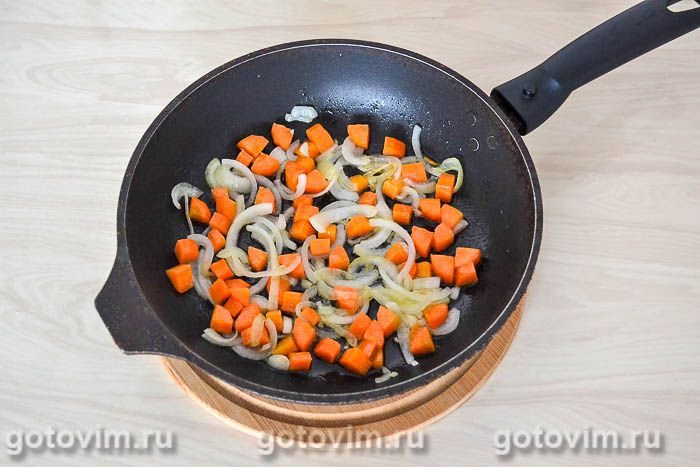 Фотографии рецепта Гречневый суп-пюре с овощами и грибами, 02 Гречневый суп-пюре с овощами и грибами, Шаг 02