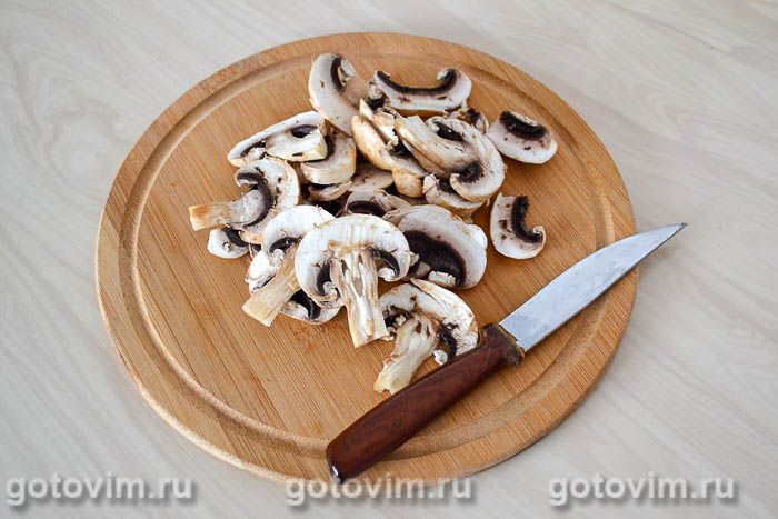 Фотографии рецепта Гречневый суп-пюре с овощами и грибами, 03 Гречневый суп-пюре с овощами и грибами, Шаг 03