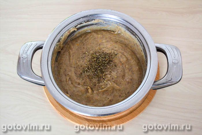 Фотографии рецепта Гречневый суп-пюре с овощами и грибами, 08 Гречневый суп-пюре с овощами и грибами, Шаг 08