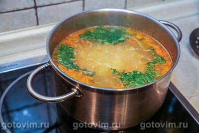Фотографии рецепта Куриный суп с манкой или тургеневский суп, 06 Куриный суп с манкой или тургеневский суп, Шаг 06