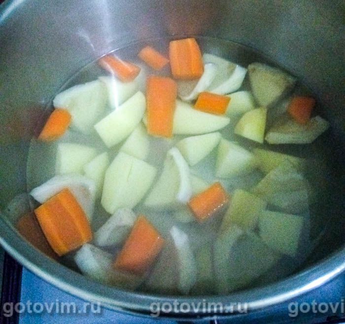 Фотографии рецепта Суп-пюре из артишоков, 05 Суп-пюре из артишоков, Шаг 05
