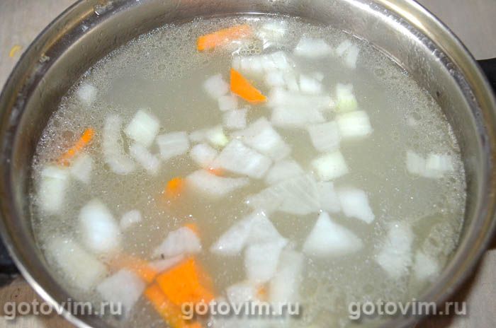 Фотографии рецепта Суп из утки с клёцками, 04 Суп из утки с клёцками, Шаг 04