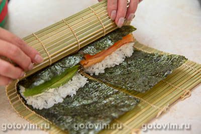 Фотографии рецепта Суши Инь-Янь, 02 Суши Инь-Янь, Шаг 02
