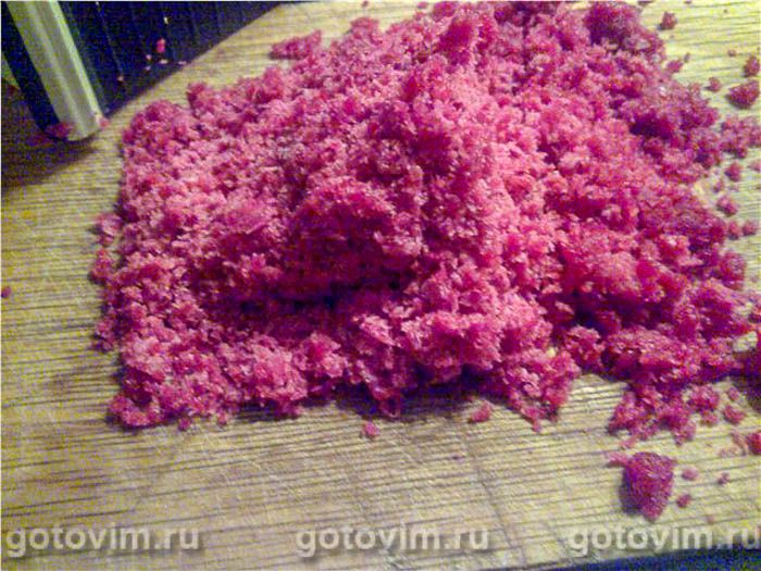 Фотографии рецепта Свекольные клецки, 03 Свекольные клецки, Шаг 03