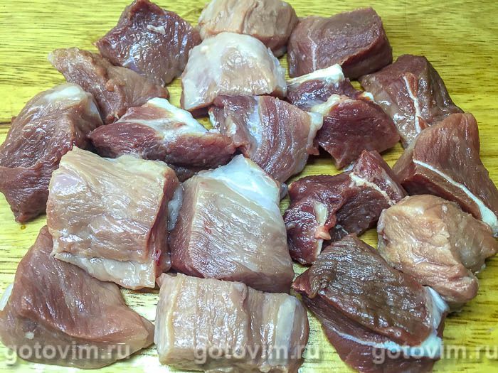 Фотографии рецепта Мясо в белом вине, 02 Мясо в белом вине, Шаг 02
