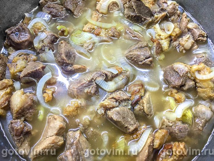 Фотографии рецепта Мясо в белом вине, 07 Мясо в белом вине, Шаг 07