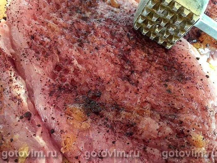 Фотографии рецепта Жареная свинина с медом и сумахом, 04 Жареная свинина с медом и сумахом, Шаг 04