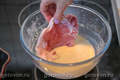 Фотографии рецепта Отбивные из свинины в кляре , 04 Отбивные из свинины в кляре , Шаг 04