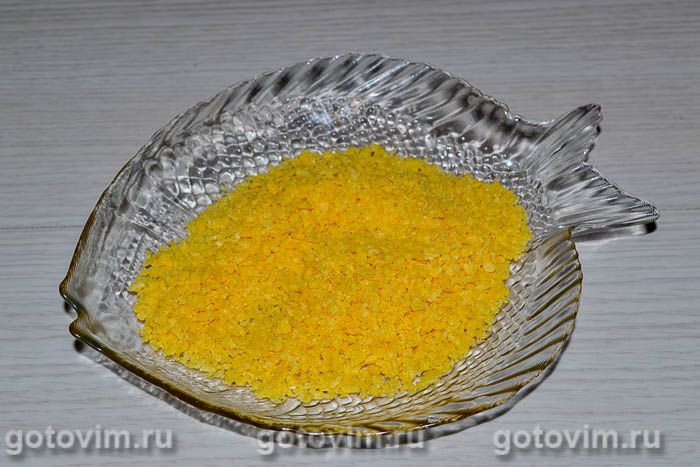 Фотографии рецепта Отбивные из свинины на сковороде в панировке из кукурузных хлопьев, 05 Отбивные из свинины на сковороде в панировке из кукурузных хлопьев, Шаг 05