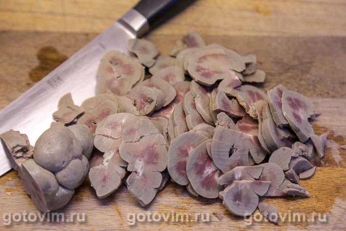 Фотографии рецепта Жареные свиные почки с овощами в соусе по-восточному, 04 Жареные свиные почки с овощами в соусе по-восточному, Шаг 04