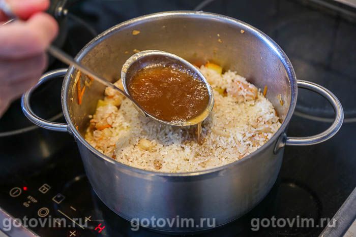 Фотографии рецепта Свинина с картошкой и рисом, 09 Свинина с картошкой и рисом, Шаг 09