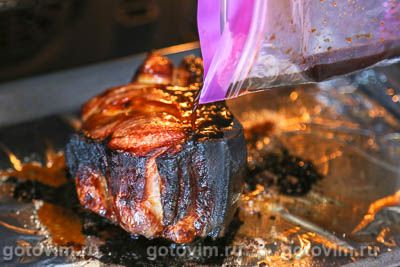 Фотографии рецепта Мясо в духовке по-китайски (Honey Char Siu), 05 Мясо в духовке по-китайски (Honey Char Siu), Шаг 05