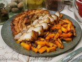 Свиная грудинка, зажаренная целым куском в мультиварке