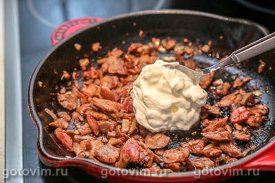 Фотографии рецепта Сыроежки в сметане, 03 Сыроежки в сметане, Шаг 03