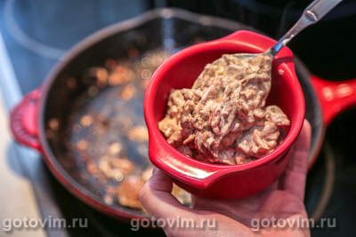 Фотографии рецепта Сыроежки в сметане, 04 Сыроежки в сметане, Шаг 04