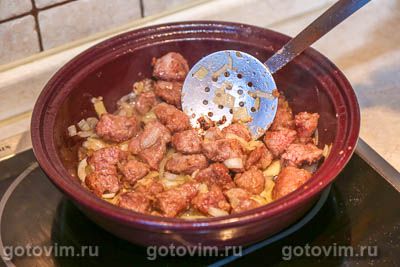 Фотографии рецепта Тажин из баранины с тыквой и кускусом, 03 Тажин из баранины с тыквой и кускусом, Шаг 03