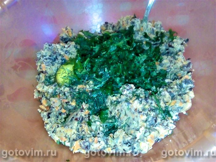 Фотографии рецепта Тефтели из фасоли с грибным соусом и гречневой кашей, 02 Тефтели из фасоли с грибным соусом и гречневой кашей, Шаг 02