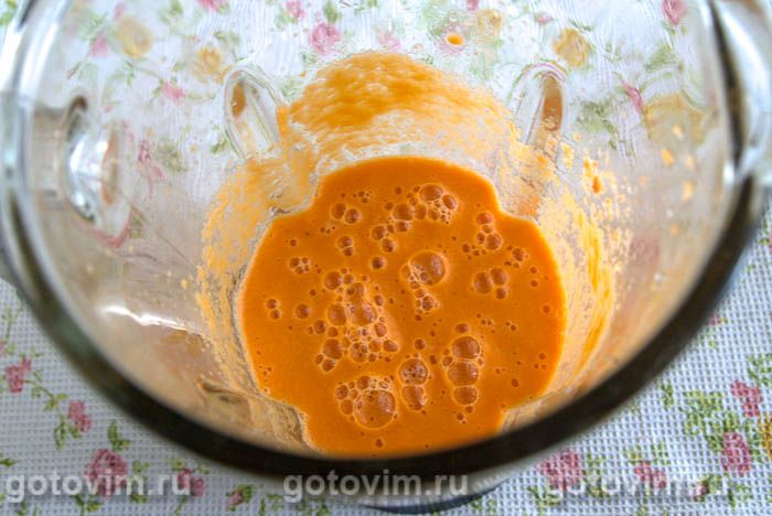 Фотографии рецепта Смузи из тыквы с бананом и бататом, 06 Смузи из тыквы с бананом и бататом, Шаг 06