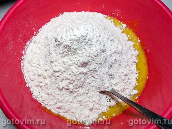 Фотографии рецепта Кексы тыквенные с грецкими орехами и имбирем, 06 Кексы тыквенные с грецкими орехами и имбирем, Шаг 06