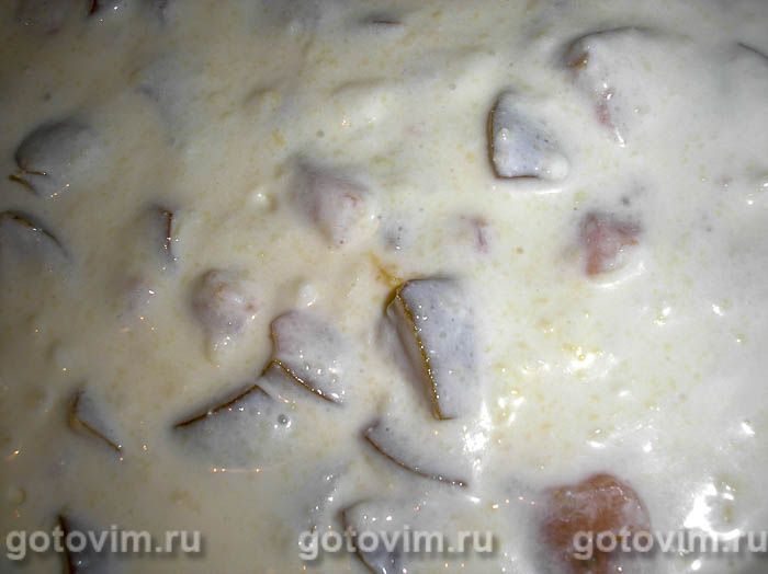 Фотографии рецепта Шоколадный торт с кремом-суфле и грушами «Грушевое наслажденье», 04 Шоколадный торт с кремом-суфле и грушами «Грушевое наслажденье», Шаг 04