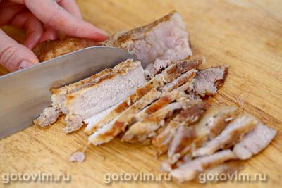 Фотографии рецепта Тортильи с мясом, овощами и соусом из авокадо, 05 Тортильи с мясом, овощами и соусом из авокадо, Шаг 05