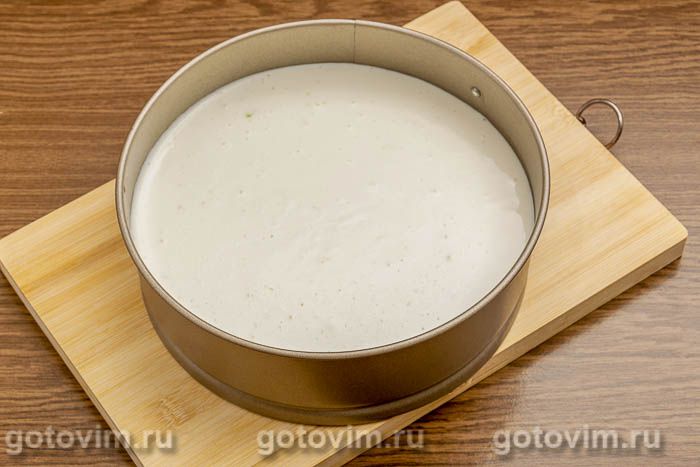 Фотографии рецепта Творожный торт с желе и лаймом без выпечки, 04 Творожный торт с желе и лаймом без выпечки, Шаг 04