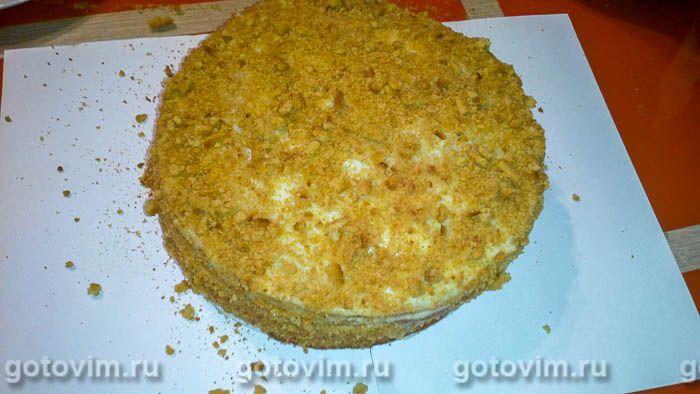 Фотографии рецепта Торт «Медовая нежность», 08 Торт «Медовая нежность», Шаг 08