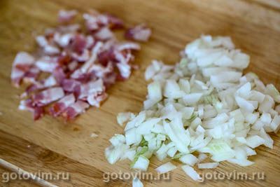 Фотографии рецепта Горячие бутерброды с сыром, грибами и беконом, 01 Горячие бутерброды с сыром, грибами и беконом, Шаг 01