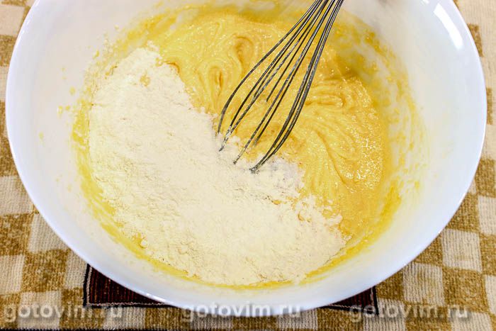 Фотографии рецепта Трехслойный кекс с маком, какао и куркумой, 02 Трехслойный кекс с маком, какао и куркумой, Шаг 02