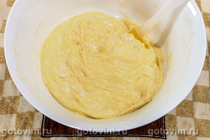 Фотографии рецепта Трехслойный кекс с маком, какао и куркумой, 05 Трехслойный кекс с маком, какао и куркумой, Шаг 05